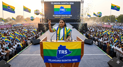 Daughter’s "Red Eye": K. Kavitha Reclaims TRS Name to Challenge BRS and KCR
